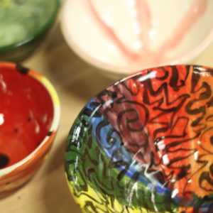 empty pottery bowls